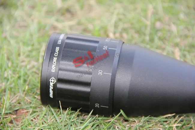 4-16x50 Mil-Dot Green/Red Illuminate Rifle Scope AO Adjustment